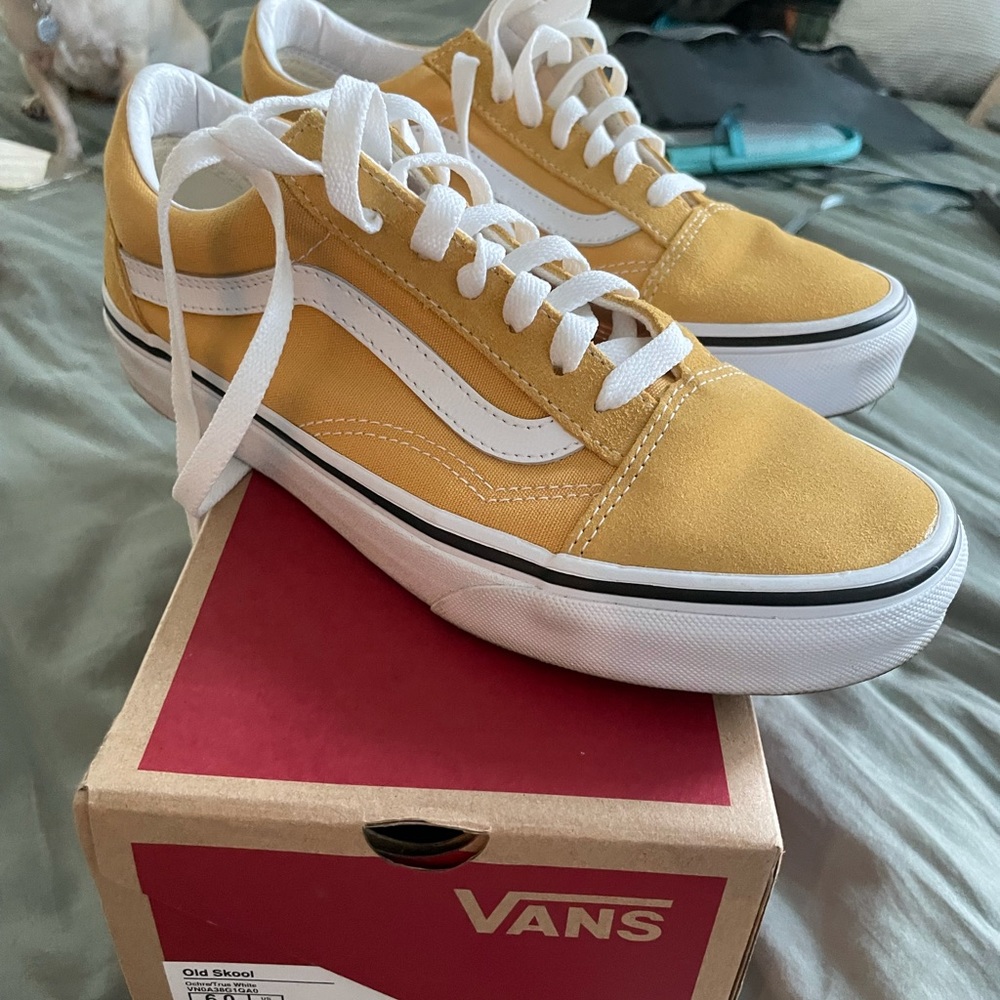 Ochre Old School Vans